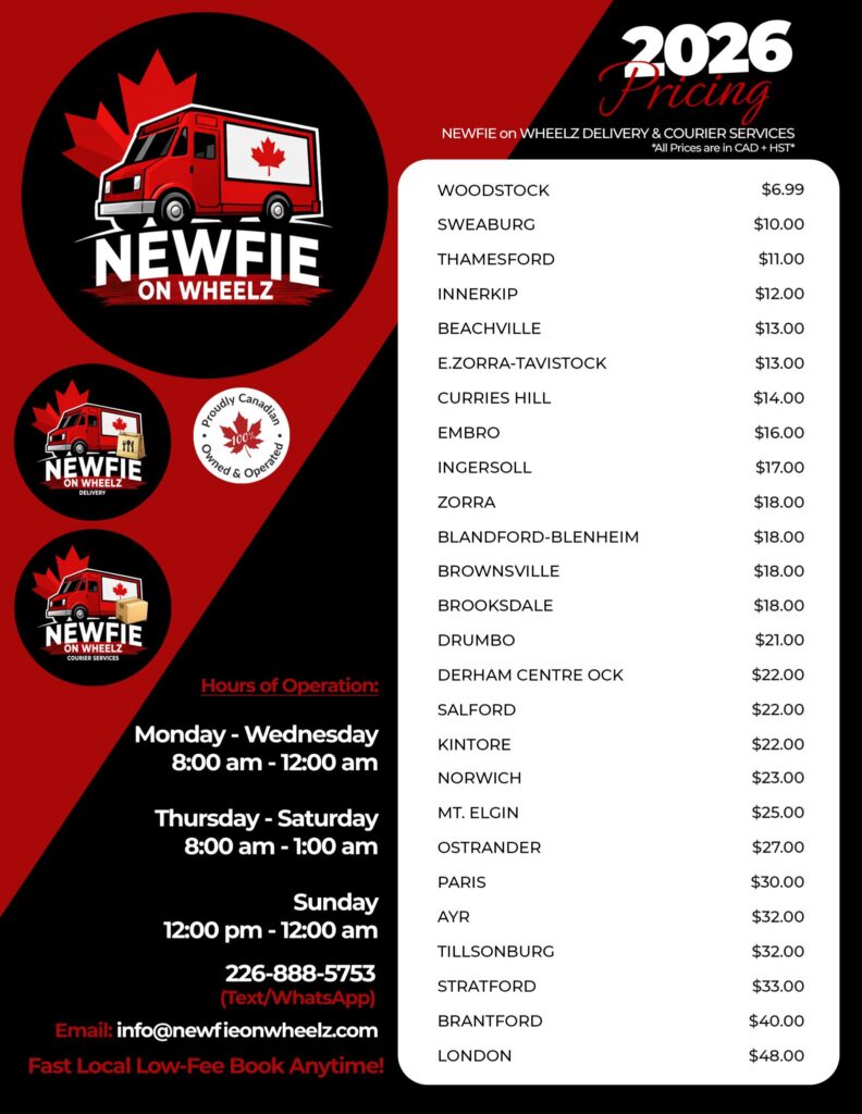 new price list